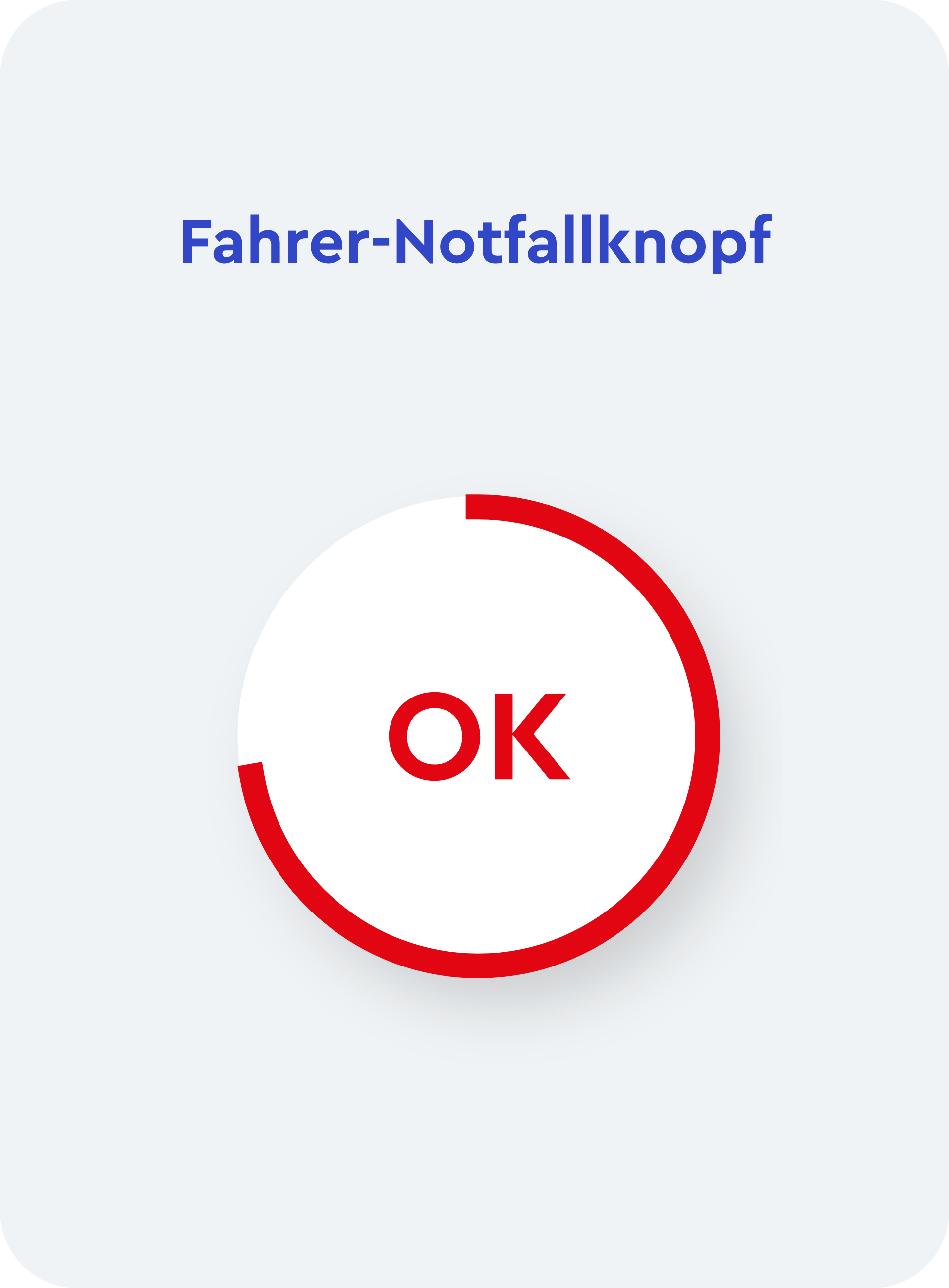 Fahrer notfallknopf