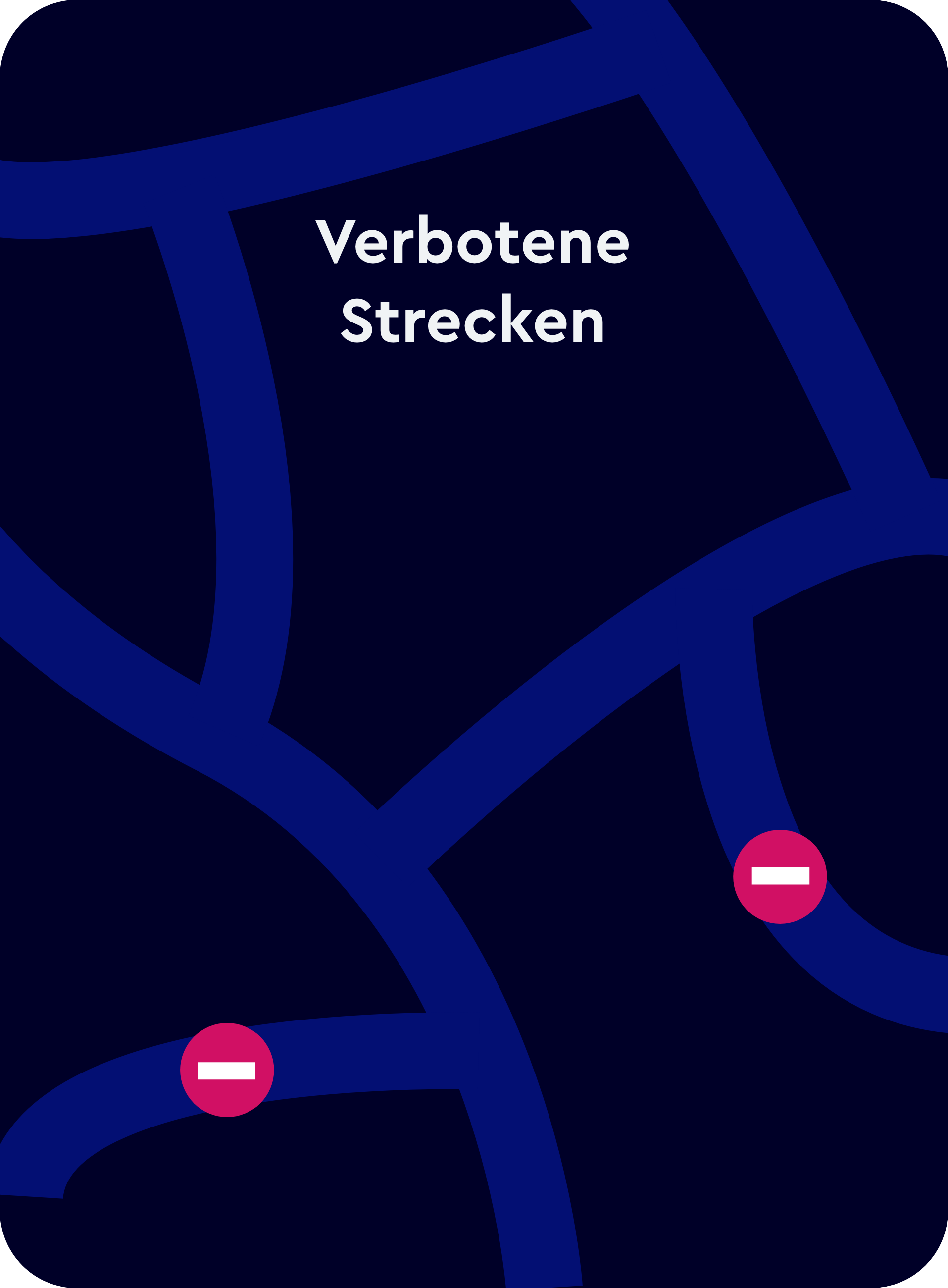 Verbotene strecken
