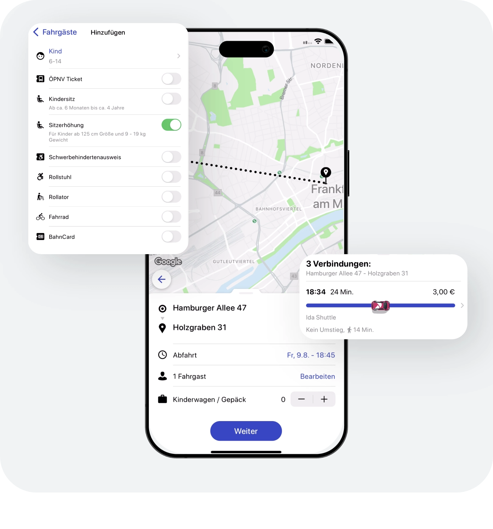 ioki Passenger App Screenshot